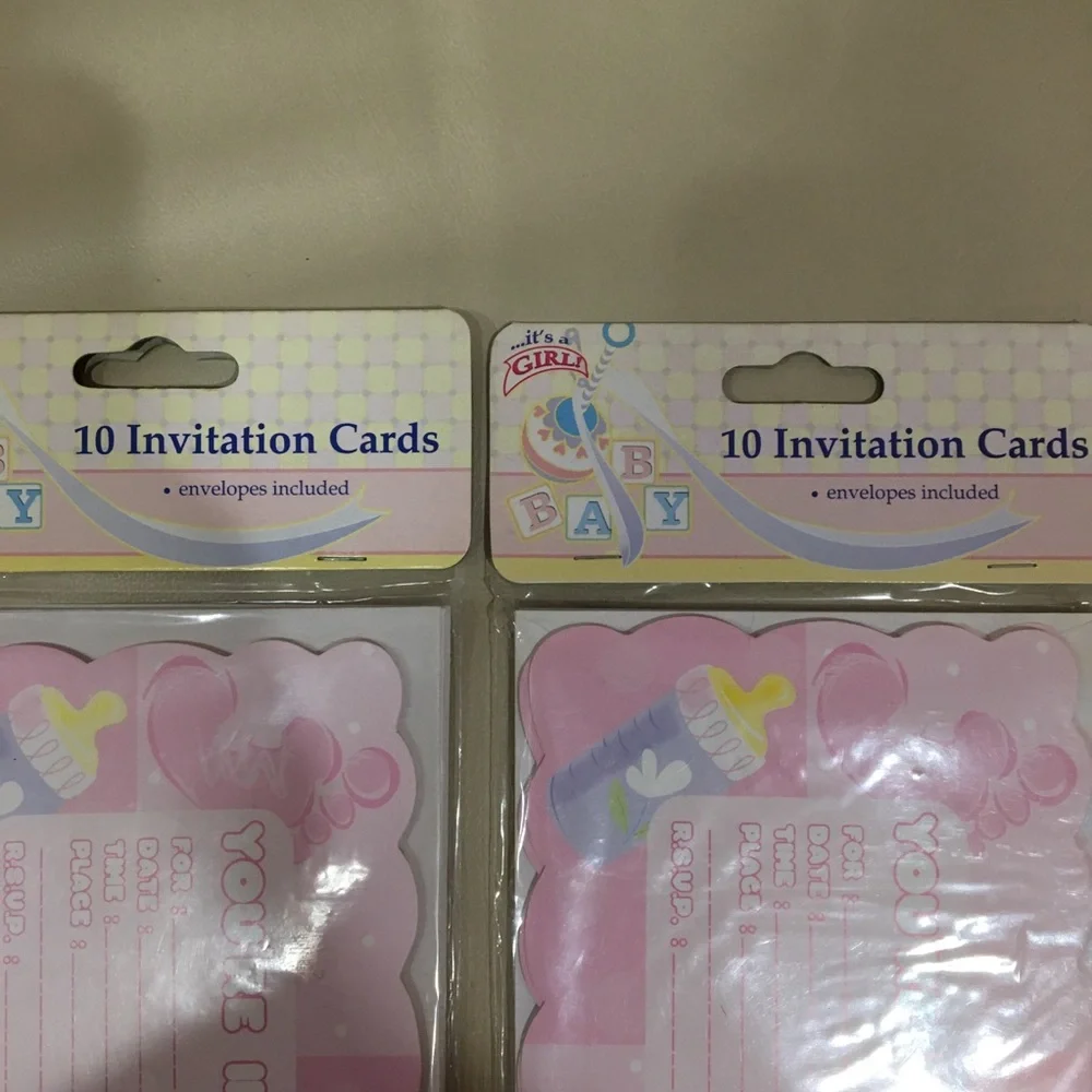 It’s a Girl Baby Shower Invitations Set of 2